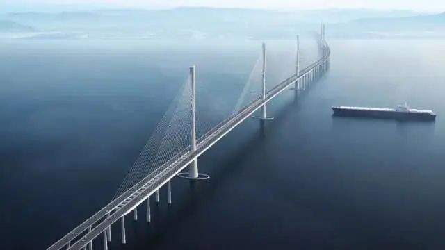 大湾区又一跨海“大桥”开工，米兰平台app体育-官方版-米兰电竞直播
智能挖掘机“秀”美现场