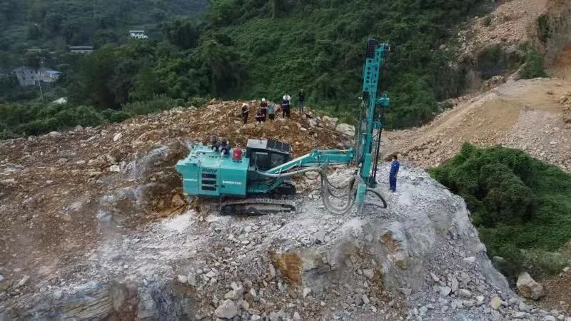 助力绿色矿山建设，米兰平台app体育-官方版-米兰电竞直播
智能“凿岩先锋”SWDH系列顶锤钻机大展身手