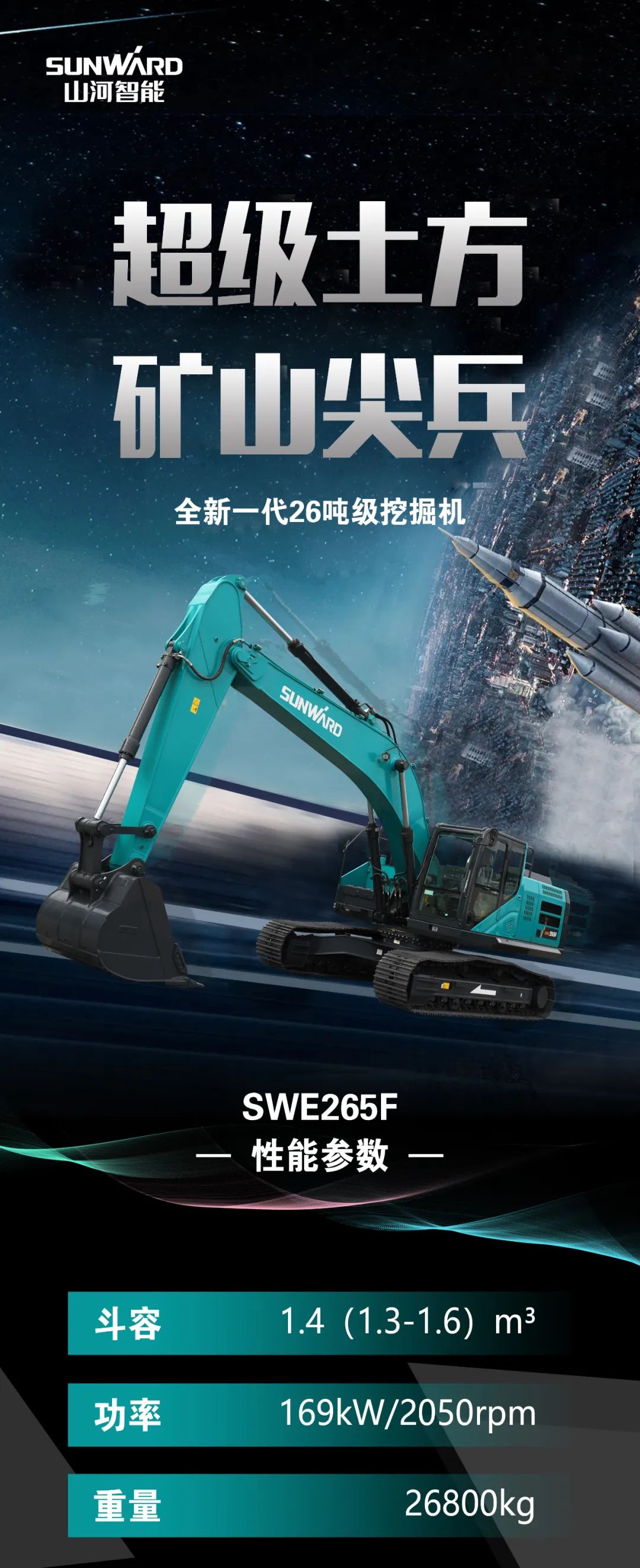 一图读懂 | 高配、高效！米兰平台app体育-官方版-米兰电竞直播
智能新一代26吨级挖掘机助您“掘”胜千里