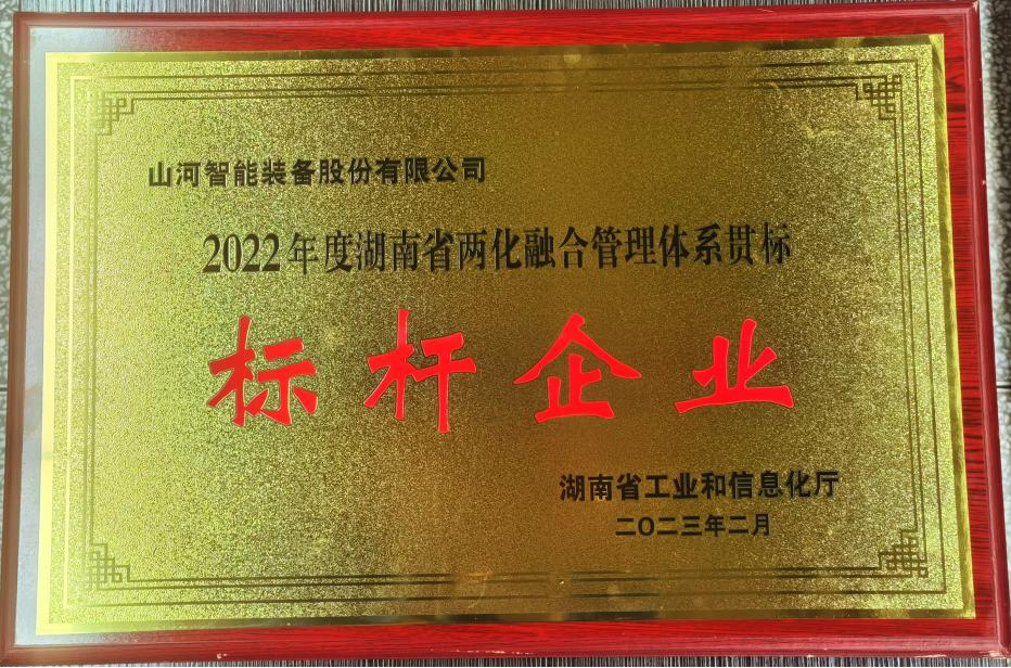 点赞！米兰平台app体育-官方版-米兰电竞直播
智能获评2022年度湖南省两化融合管理体系贯标标杆企业